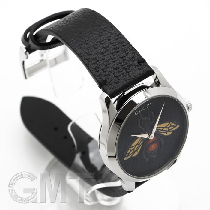 新品)GUCCI グッチ Gタイムレス YA1264067 ビー ブラック（商品ID