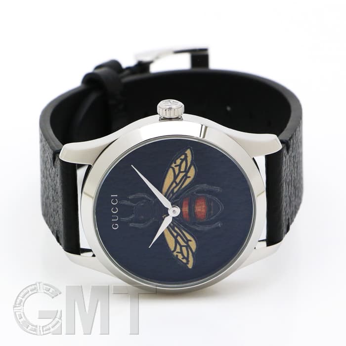 新品)GUCCI グッチ Gタイムレス YA1264067 ビー ブラック（商品ID