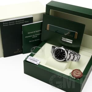 ROLEX ロレックス オイスターパーペチュアル&デイト Ref.115200 ブラック メイン