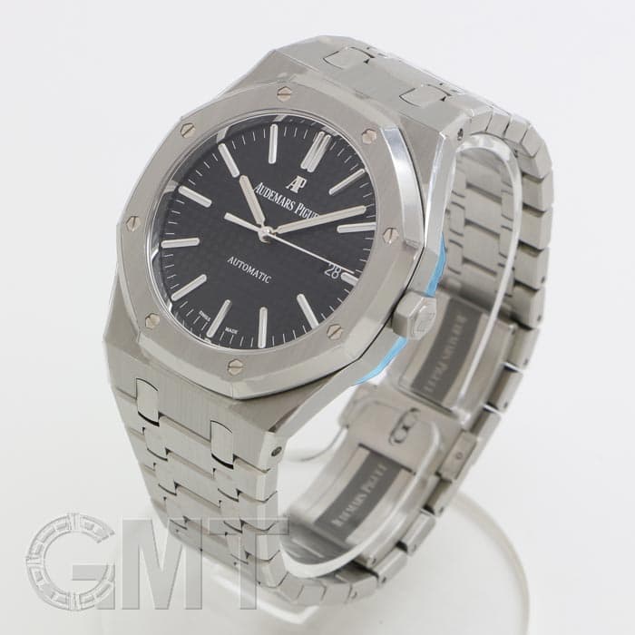 オーデマピゲ 純正1コマ 26331ST 26120ST 15400ST 18㎜ オーデマ ピゲ ロイヤルオーク 15400ST 黒文字盤 極美品 - 福岡天神