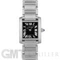 中古)CARTIER カルティエ タンク フランセーズ SM W51026Q3 ブラック