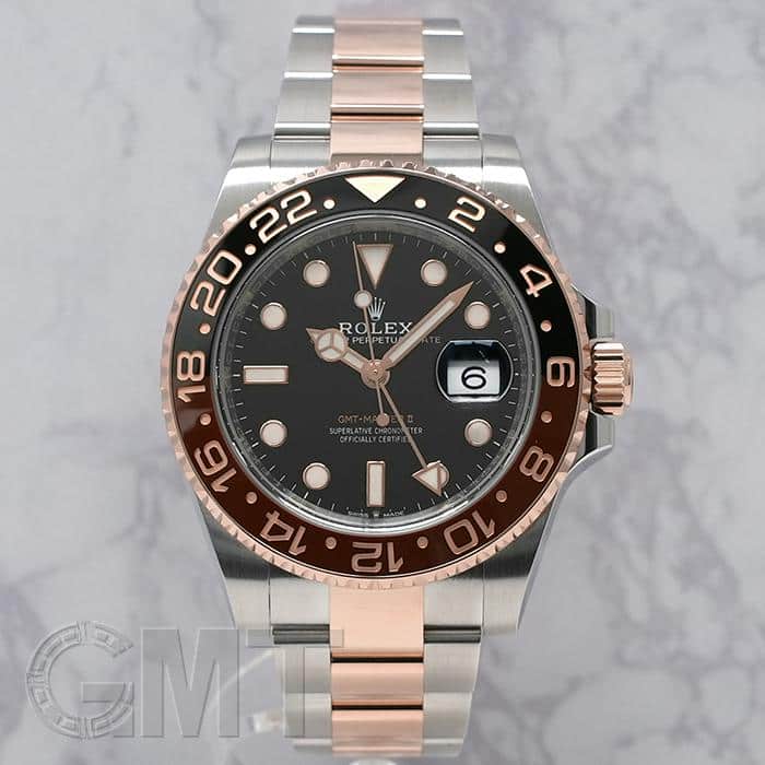 中古)ROLEX ロレックス GMTマスター II 126711CHNR ブラック/ブラウン