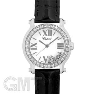 CHOPARD ショパール ハッピースポーツ ホワイト ベゼルダイヤ 278509-3007 メイン