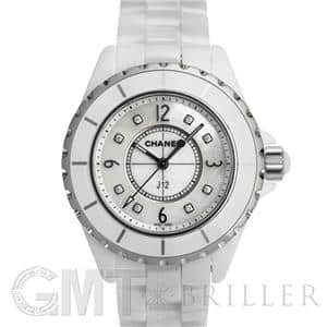 CHANEL シャネル J12 ホワイトセラミック MOP/8Pダイヤ 33mm H2422 メイン