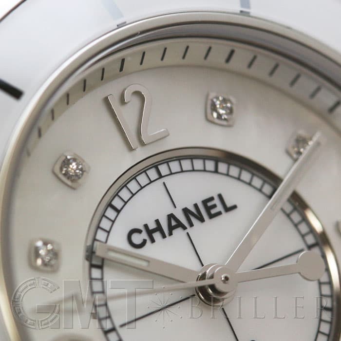 新品)CHANEL シャネル J12 ホワイトセラミック MOP/8Pダイヤ 33mm