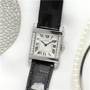 CARTIER カルティエ タンク シノワーズ SM WE300431 ベゼルダイヤ メイン
