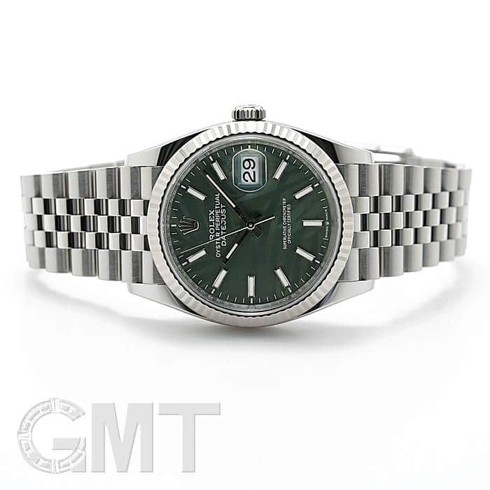 中古)ROLEX ロレックス デイトジャスト 36 126234 グリーンパーム