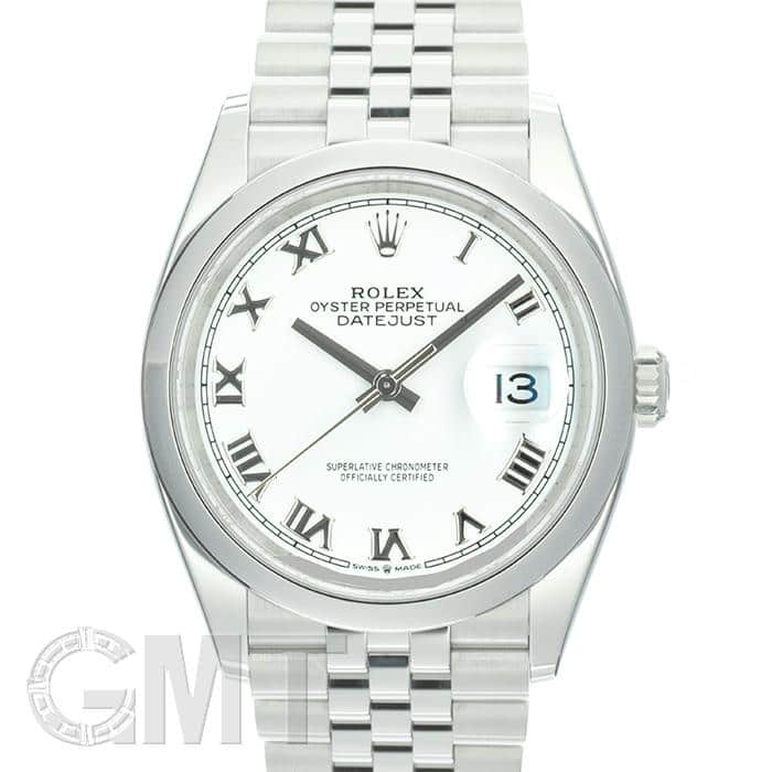 中古)ROLEX ロレックス デイトジャスト 36 126200 ホワイトローマ