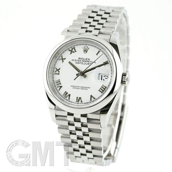 中古)ROLEX ロレックス デイトジャスト 36 126200 ホワイトローマ