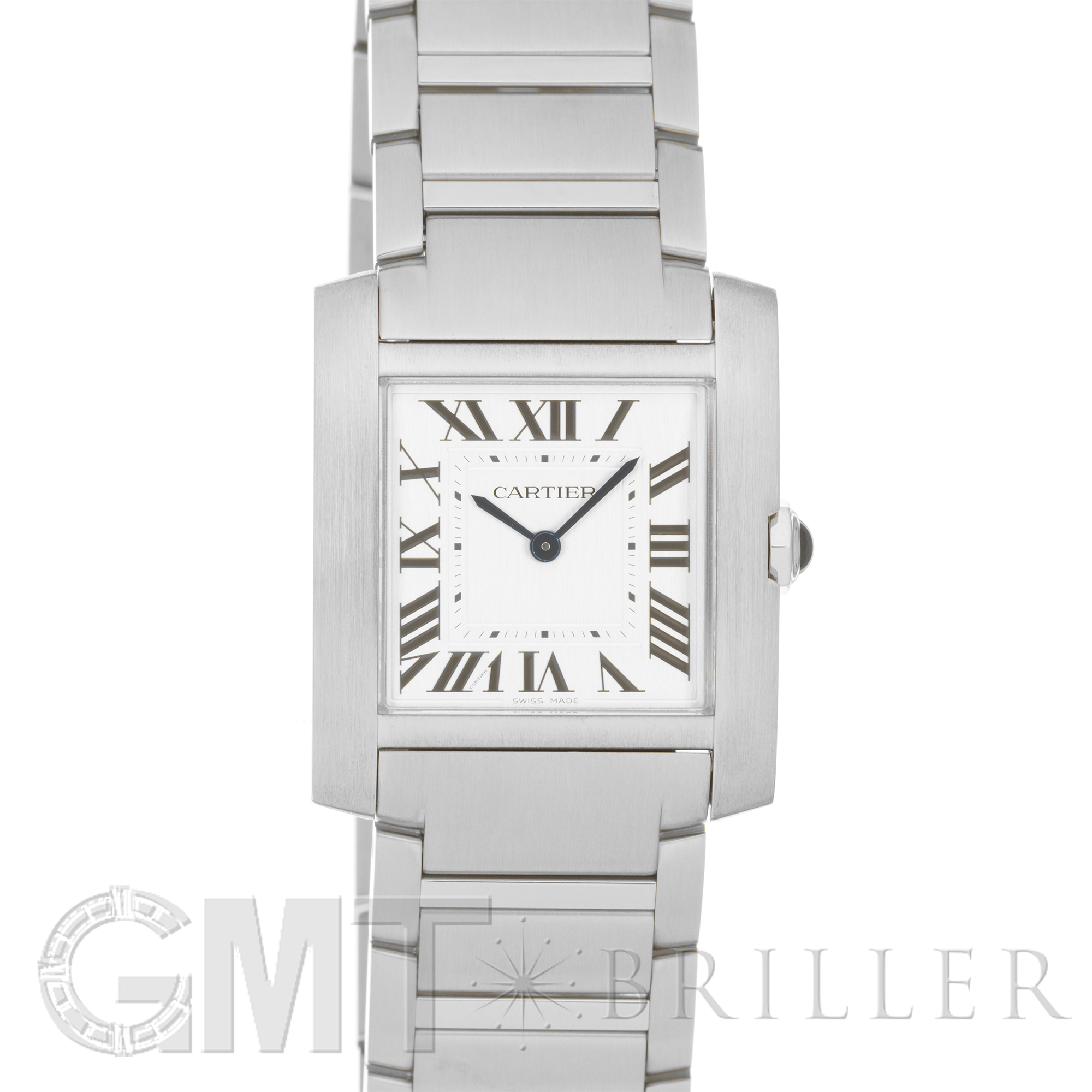 〇 純正 カルティエ タンクフランセーズSM W51008Q3 駒 FZ8445 中古)CARTIER カルティエ タンク フランセーズ MM WSTA0074（商品ID