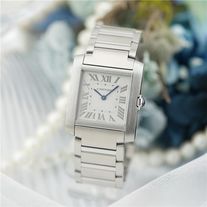 中古)CARTIER カルティエ タンク フランセーズ MM WSTA0074（商品ID