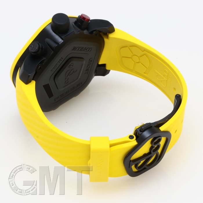 Jacob&co イエロー ベルト 20mm ファイブタイムゾーン 新品)JACOB & Co. ジェイコブ ファイブタイムゾーン ゴースト JC-GST