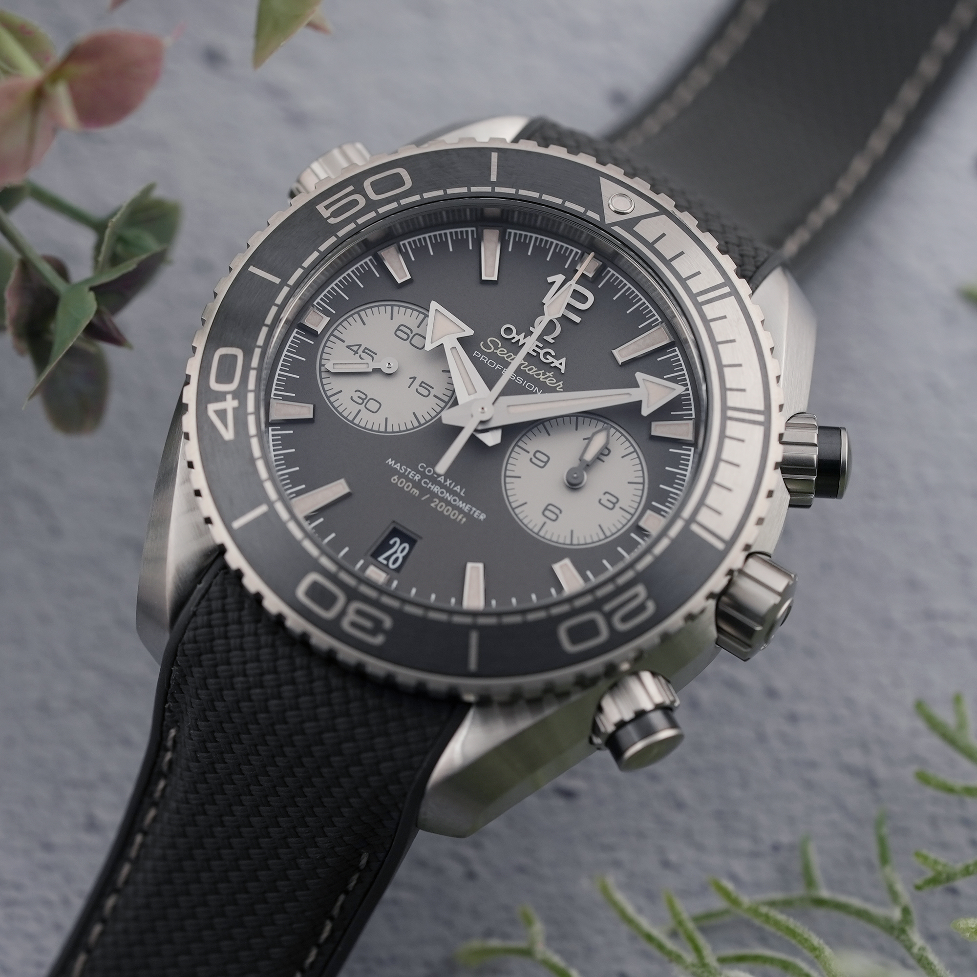 新品)OMEGA オメガ シーマスター プラネットオーシャン 600m クロノ