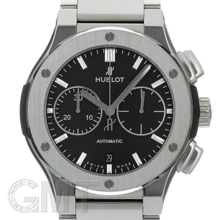 中古)HUBLOT ウブロ クラシック フュージョン クロノグラフ チタニウム