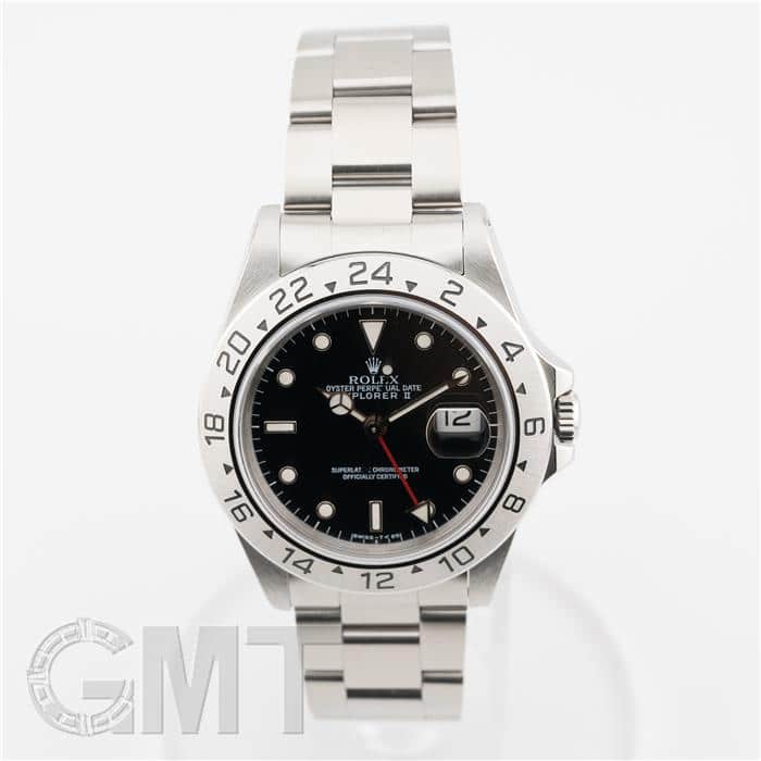 中古)ROLEX ロレックス エクスプローラー II 16570 ブラック オール