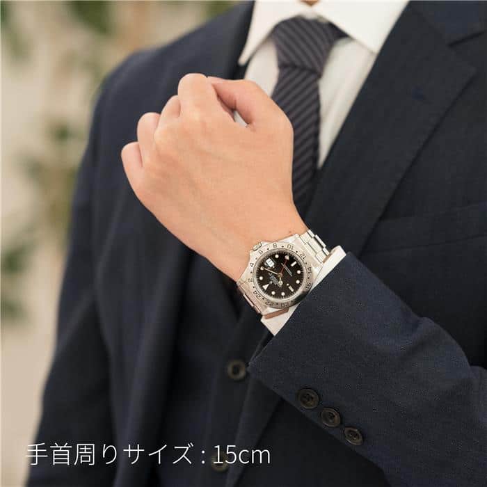 中古)ROLEX ロレックス エクスプローラー II 16570 ブラック オール