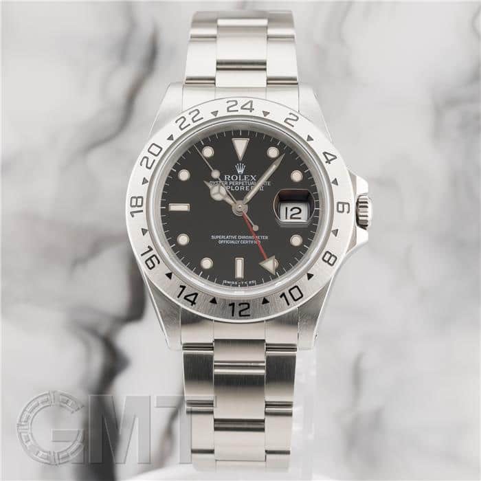 中古)ROLEX ロレックス エクスプローラー II 16570 ブラック