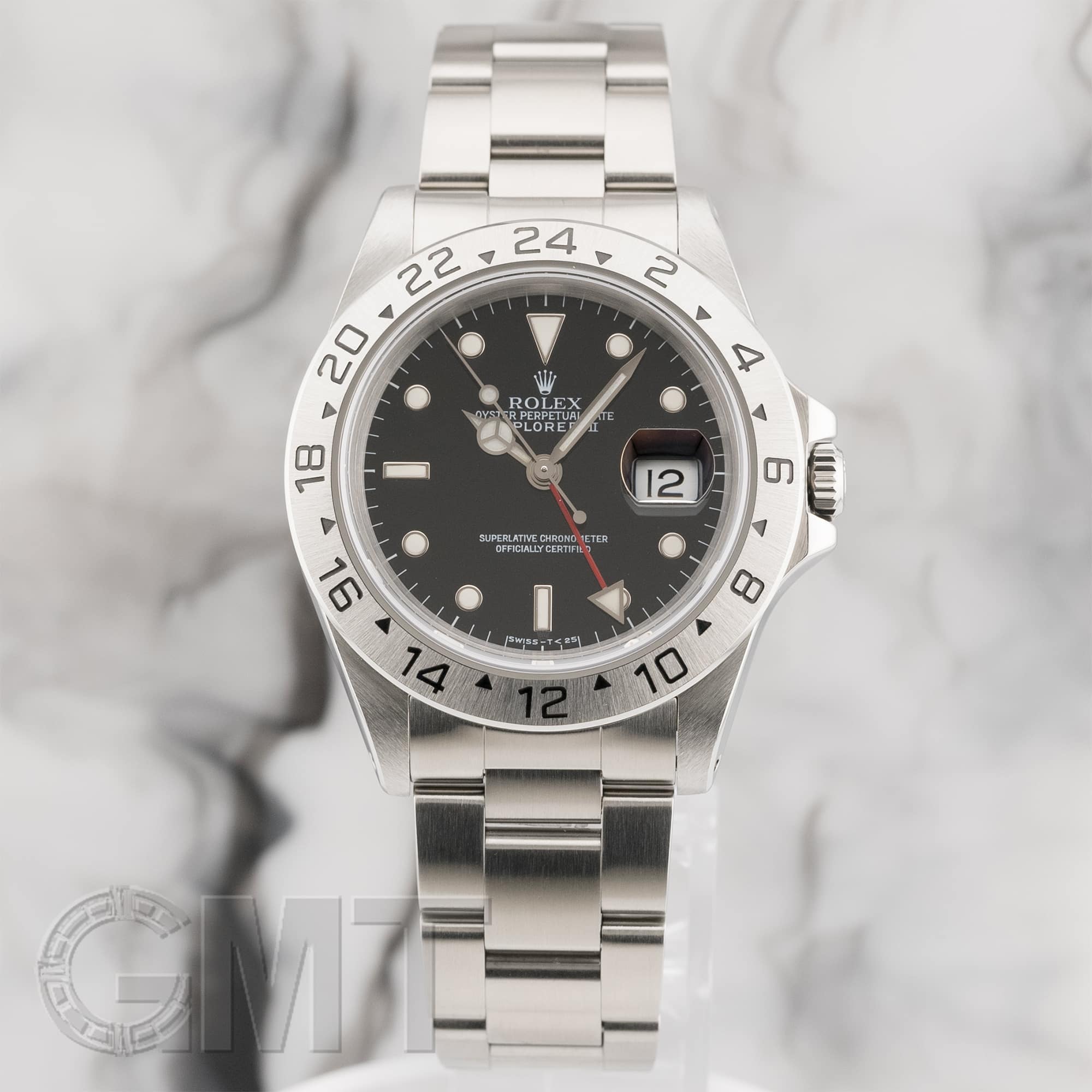 中古)ROLEX ロレックス エクスプローラー II 16570 ブラック オール