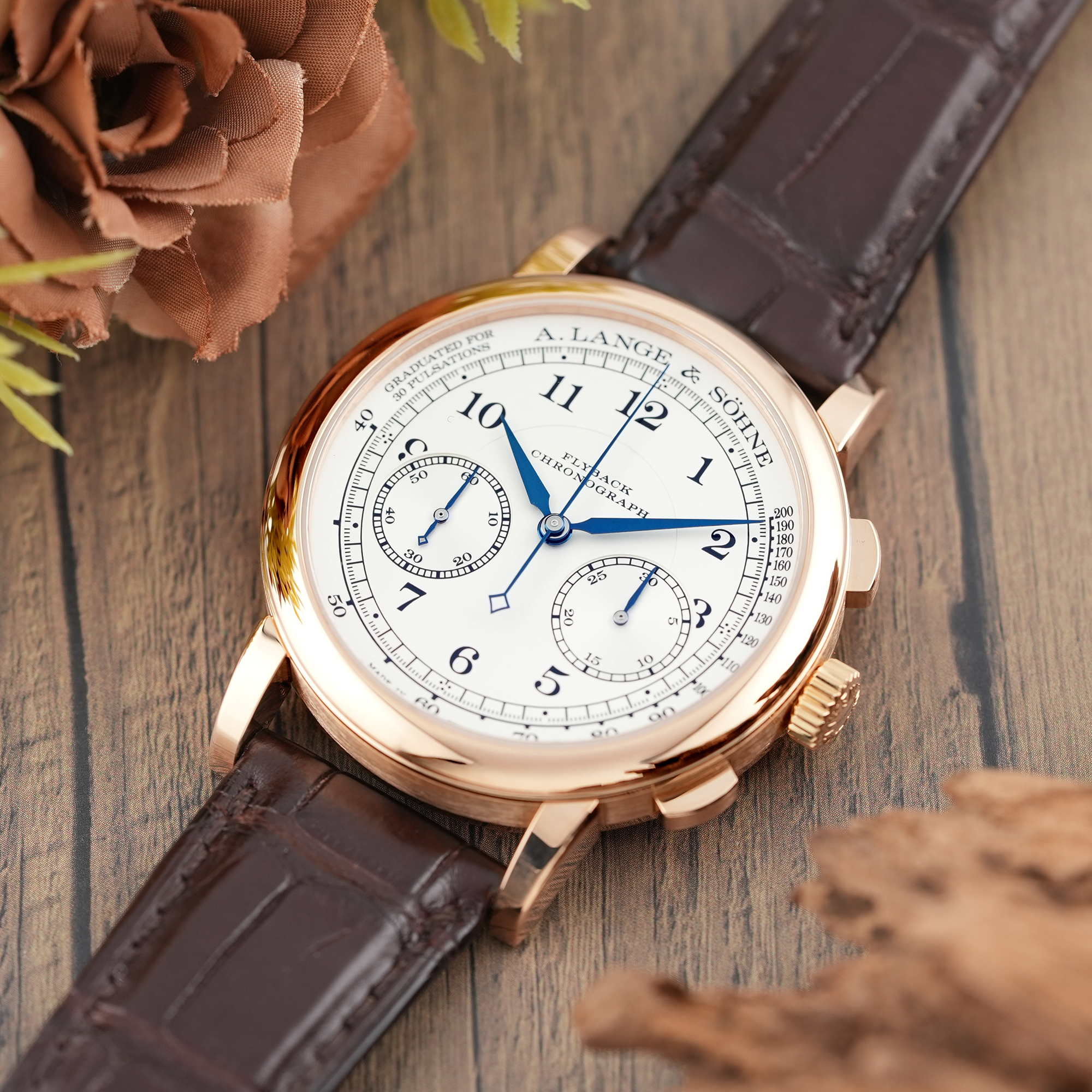 中古)A. LANGE & SOHNE ランゲ&ゾーネ 1815 クロノグラフ ピンク