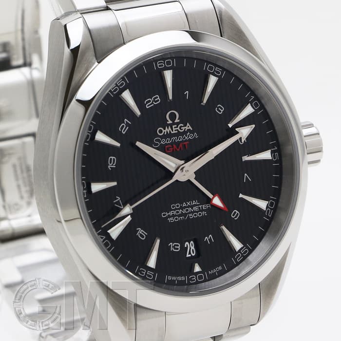 ☆良品★箱・保証書付き【OMEGA】オメガ シーマスター アクアテラ GMT デイト 231.10.43.22.01.001 自動巻き メンズ_710050 ☆良品☆箱・保証書付き【OMEGA】オメガ シーマスター アクアテラ GMT