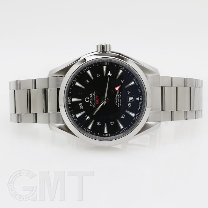 ☆良品☆箱・保証書付き【OMEGA】オメガ シーマスター アクアテラ GMT
