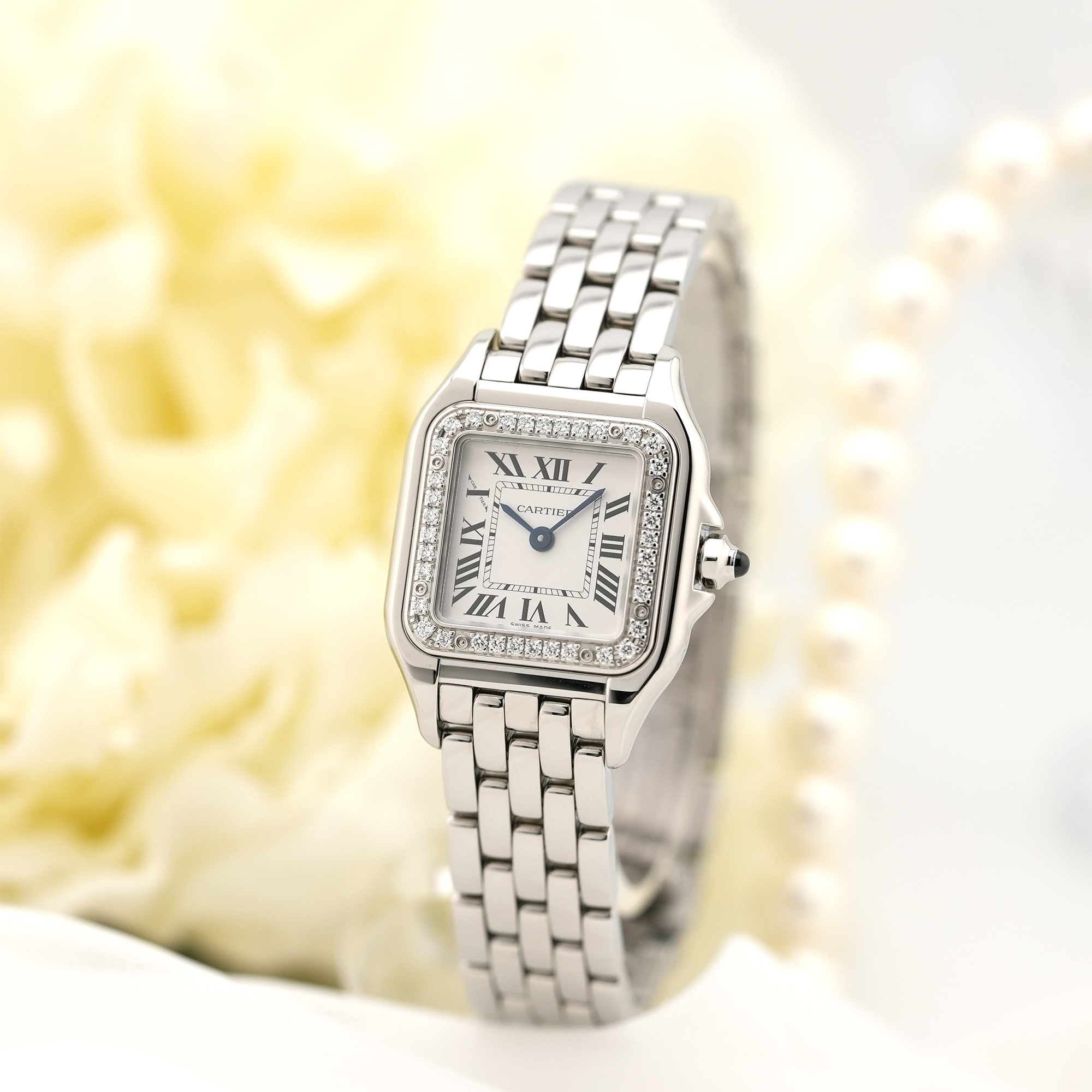 中古)CARTIER カルティエ パンテール ドゥ カルティエ SM W4PN0016【未