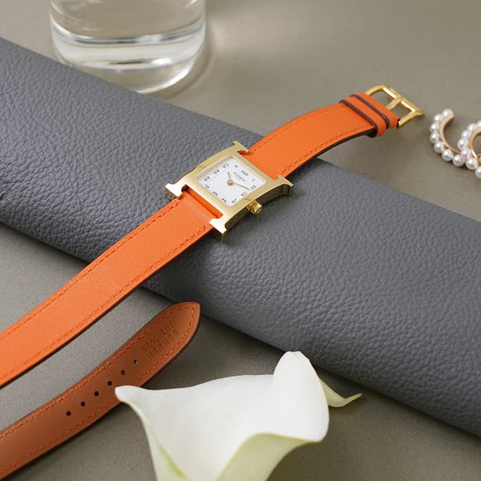 新品)HERMES エルメス Hウォッチ HH1.201.131/WOR1 036738WW00 H 