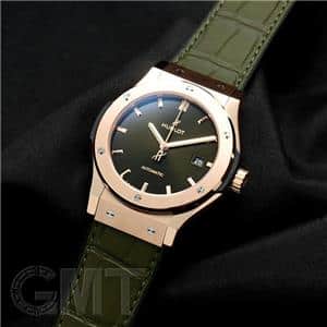 HUBLOT ウブロ クラシック フュージョン キングゴールド 542.OX.8980.LR グリーン 42mm メイン
