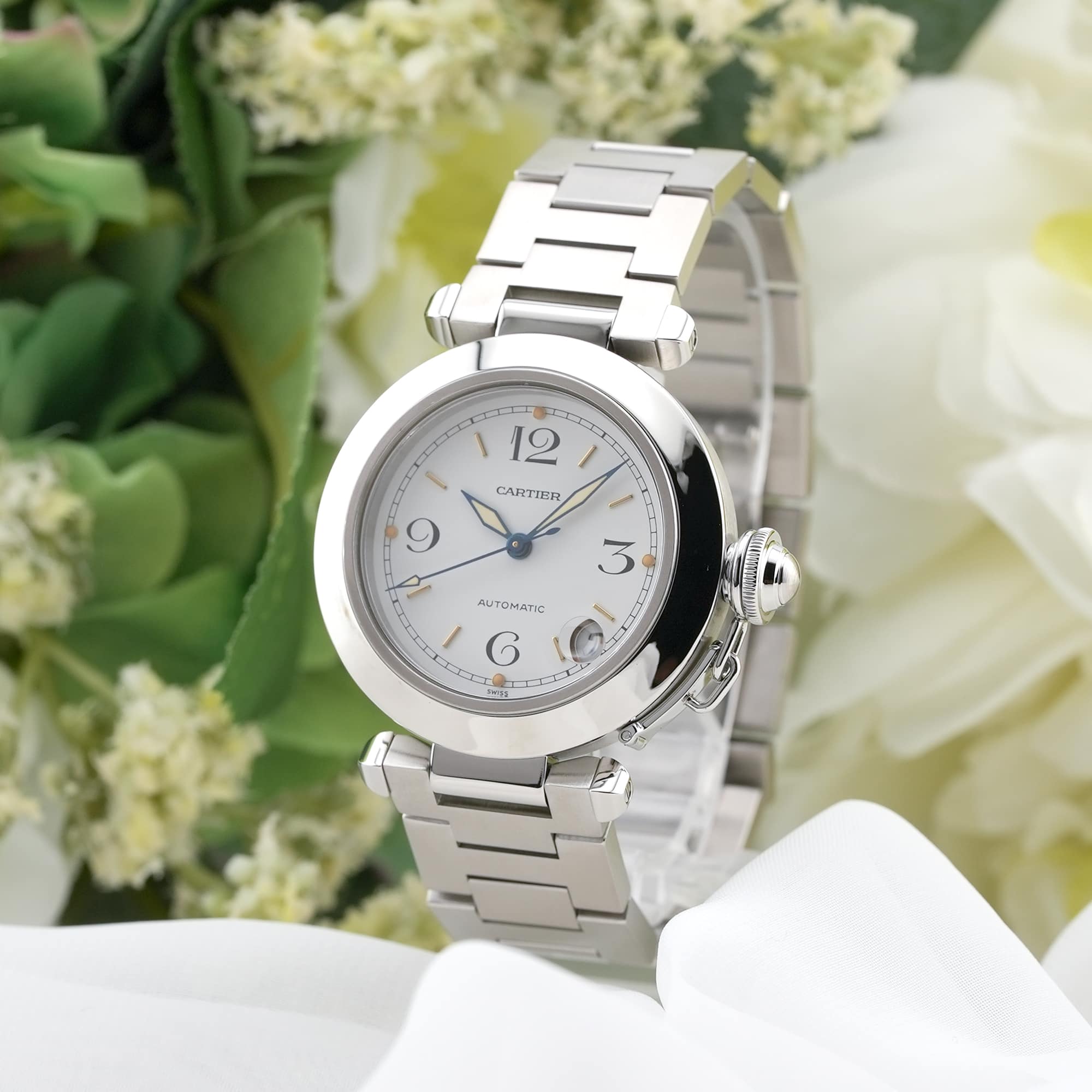 中古)CARTIER カルティエ パシャC 35mm W31015M7（商品ID