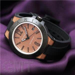 BVLGARI ブルガリ ディアゴノ ディアゴノ マグネシウム 41mm ブラウンラバー DG41C11SMCVD メイン