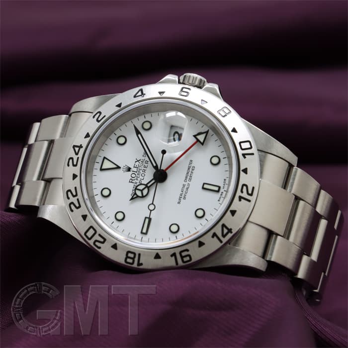中古)ROLEX ロレックス エクスプローラー II 16570 ホワイト Z番