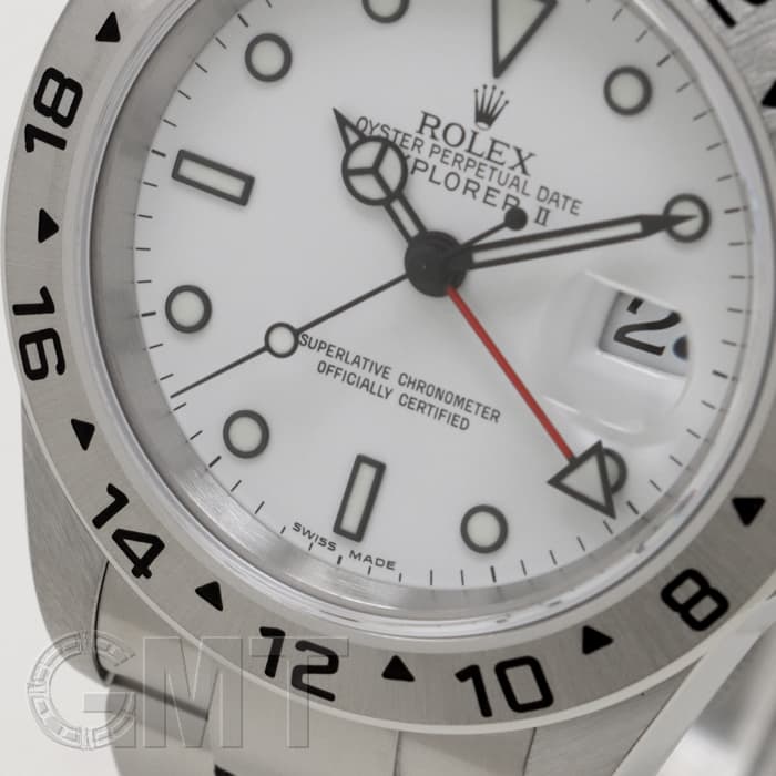 中古)ROLEX ロレックス エクスプローラー II 16570 ホワイト Z番