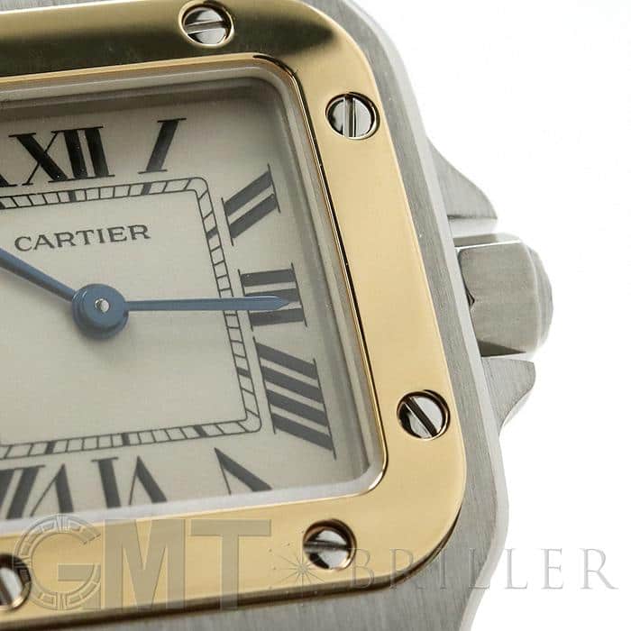 カルティエ サントスガルベ SM W20012C4 K18YG/SS 3駒 Cartier