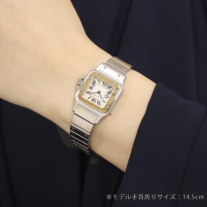 中古)CARTIER カルティエ サントス ガルベ SM W20012C4（商品ID