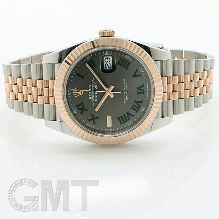 中古)ROLEX ロレックス デイトジャスト 41 126331 グレー/グリーン