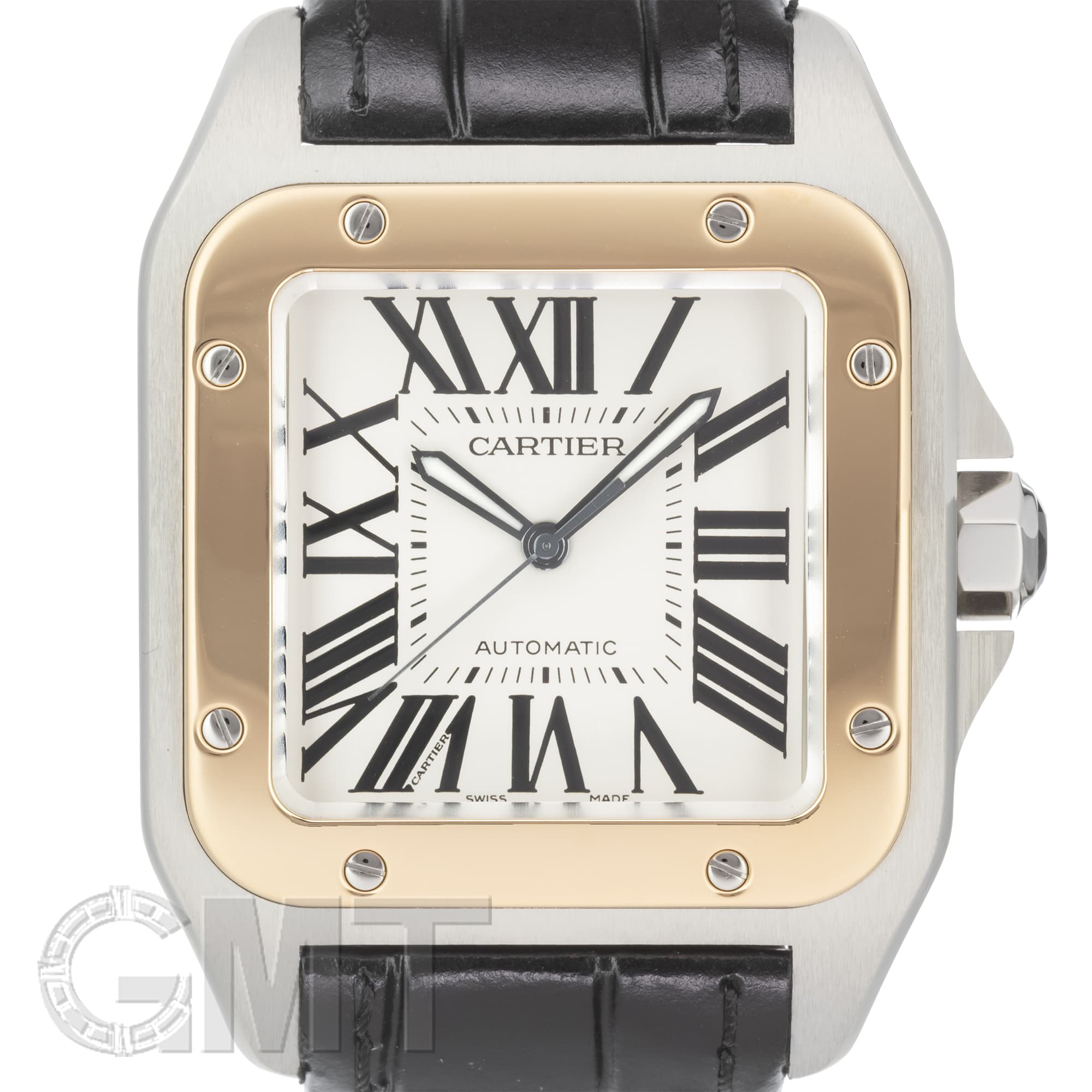 中古)CARTIER カルティエ サントス 100 LM オートマティック W20077X7