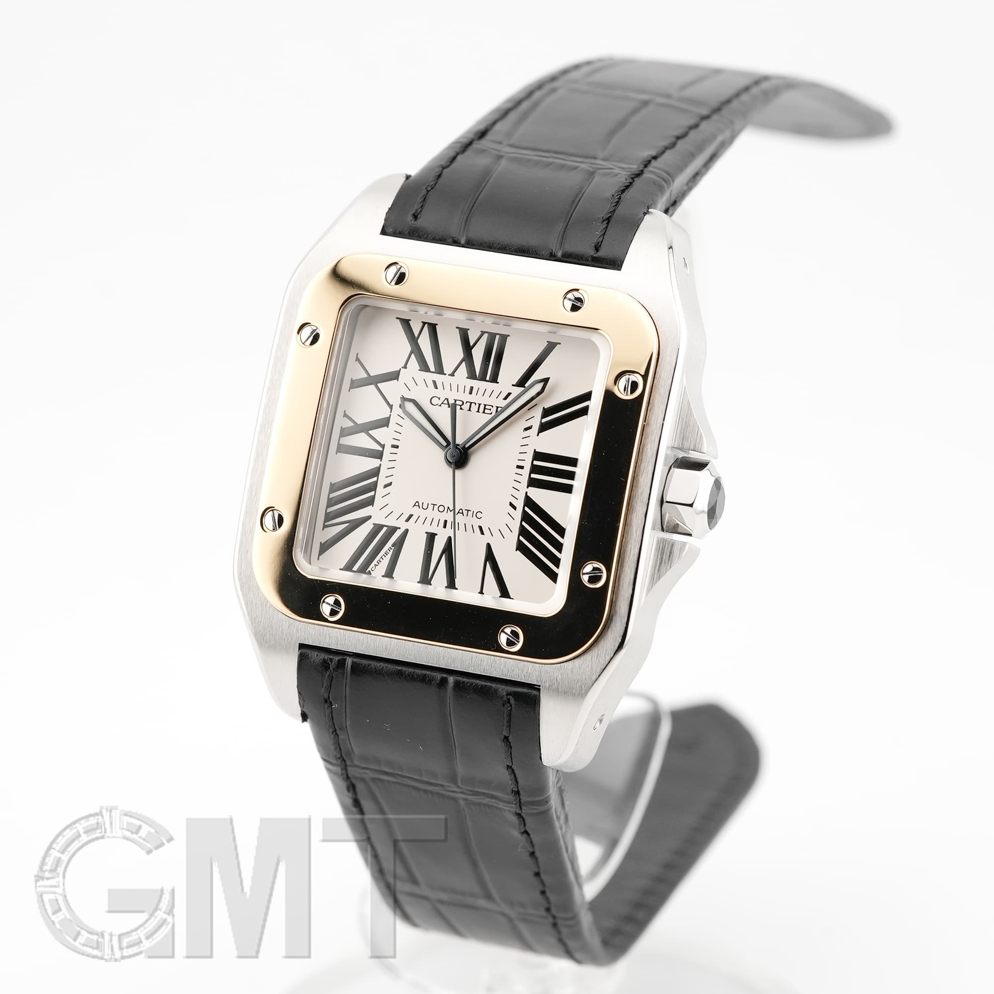 中古)CARTIER カルティエ サントス 100 LM オートマティック W20077X7