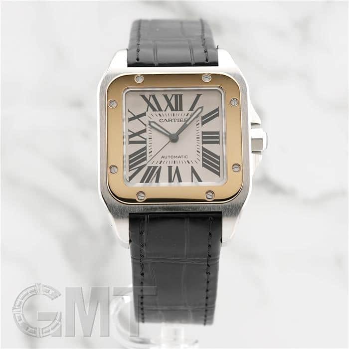 中古)CARTIER カルティエ サントス 100 LM オートマティック W20077X7
