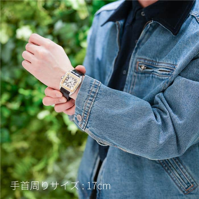 中古)CARTIER カルティエ サントス 100 LM オートマティック W20077X7