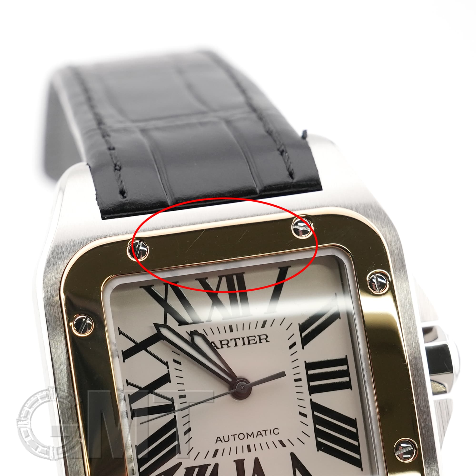 中古)CARTIER カルティエ サントス 100 LM オートマティック W20077X7