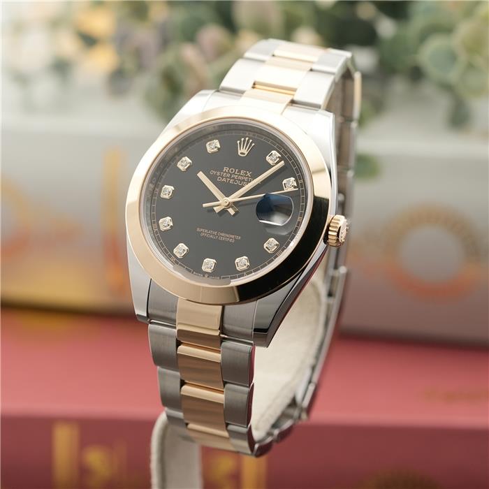 中古)ROLEX ロレックス デイトジャスト 41 126303G ブラック