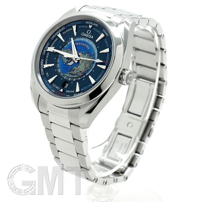新品)OMEGA オメガ シーマスター アクアテラ GMT ワールドタイマー