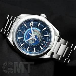 OMEGA オメガ シーマスター アクアテラ GMT ワールドタイマー 220.10.43.22.03.001 メイン
