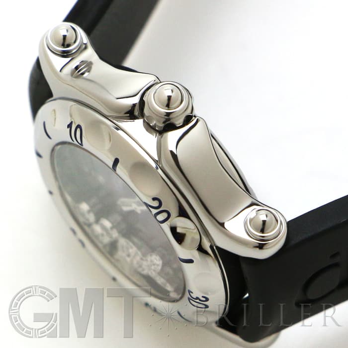 電池交換済 Chopard ショパール ハッピースポーツ ハッピーフィッシュ 27/8921-403 ムービングダイヤ デイト ピンク シェル SS ステンレス 純正ベルト 純正尾錠 レディース クォーツ【6ヶ月保証】【腕時計】【中古】 Chopard - 電池交換済 Chopard ショパール ハッピースポーツ ハッピー