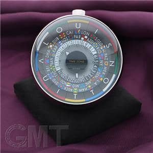 ルイヴィトン エスカルテーブルクロック Q5Q000 置き時計　クォーツ 中古)LOUIS VUITTON ルイ・ヴィトン エスカル テーブルクロック Q5Q000