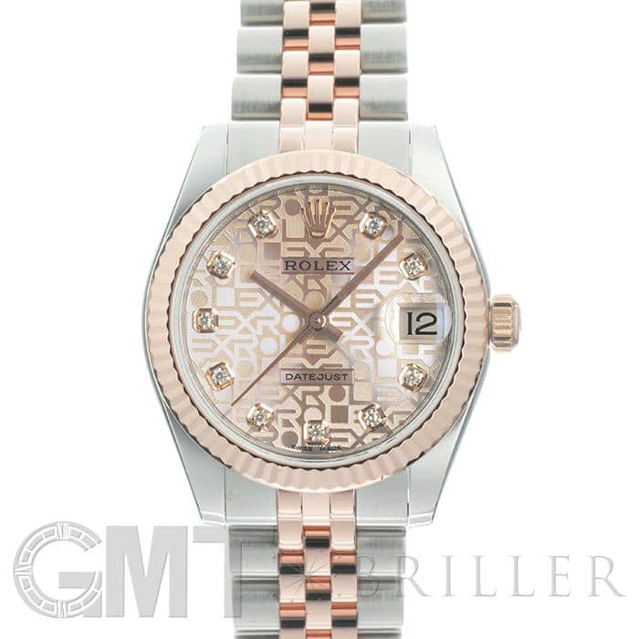 中古)ROLEX ロレックス デイトジャスト 178271G ピンク コンピューター