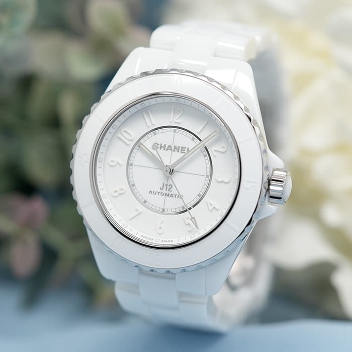 中古)CHANEL シャネル J12 ファントム H6186 ホワイトセラミック 38mm