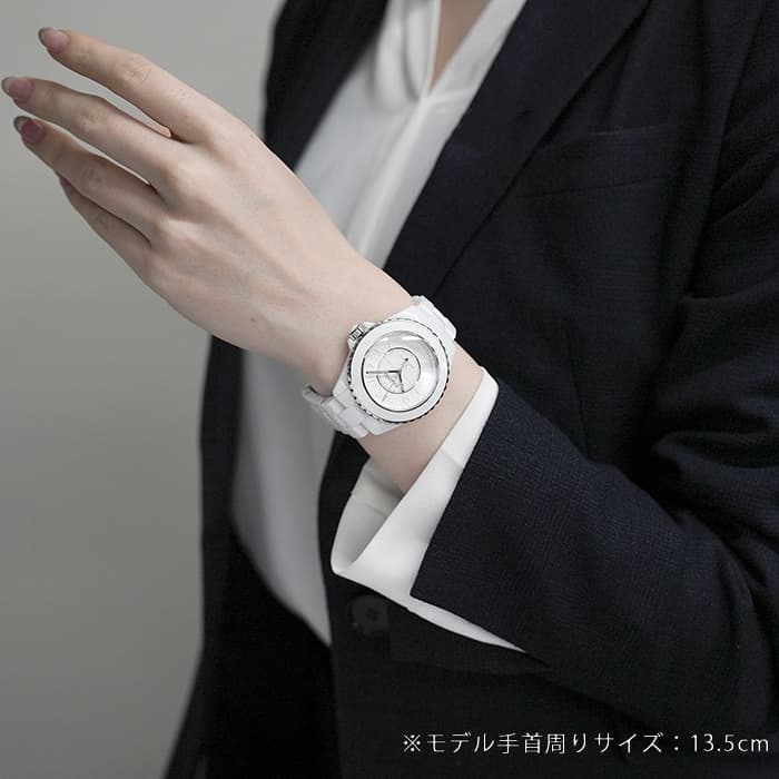 中古)CHANEL シャネル J12 ファントム H6186 ホワイトセラミック 38mm 
