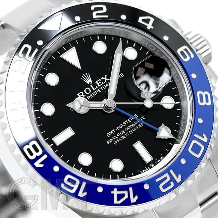 未使用)ROLEX ロレックス GMTマスター II 126710BLNR ブルーブラック
