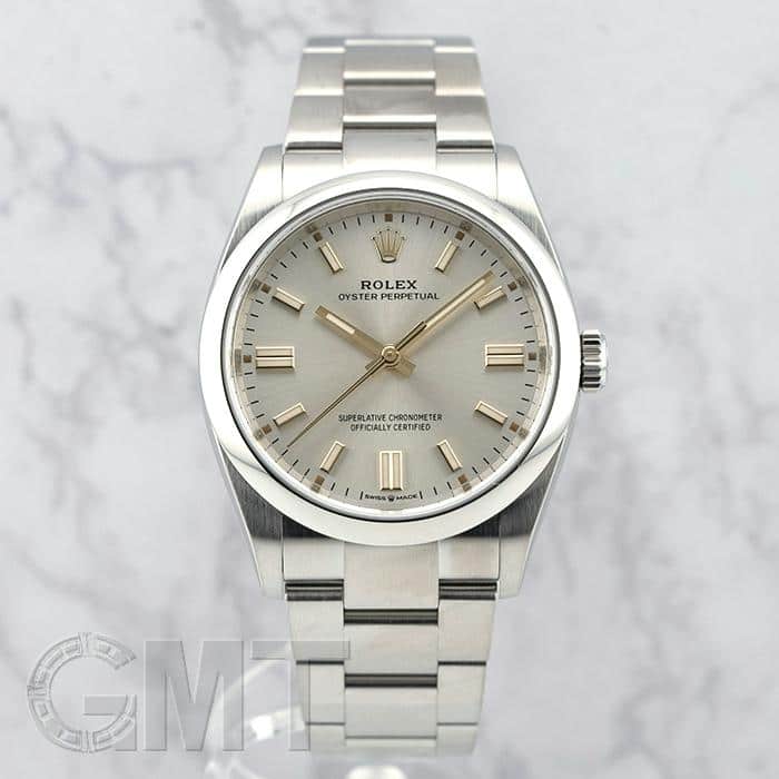 中古)ROLEX ロレックス オイスターパーペチュアル 36 126000 シルバー